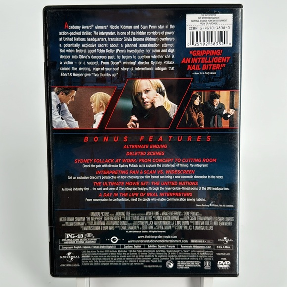 The Interpreter. Sean Penn. Nicole Kidman - Picture 3 of 4